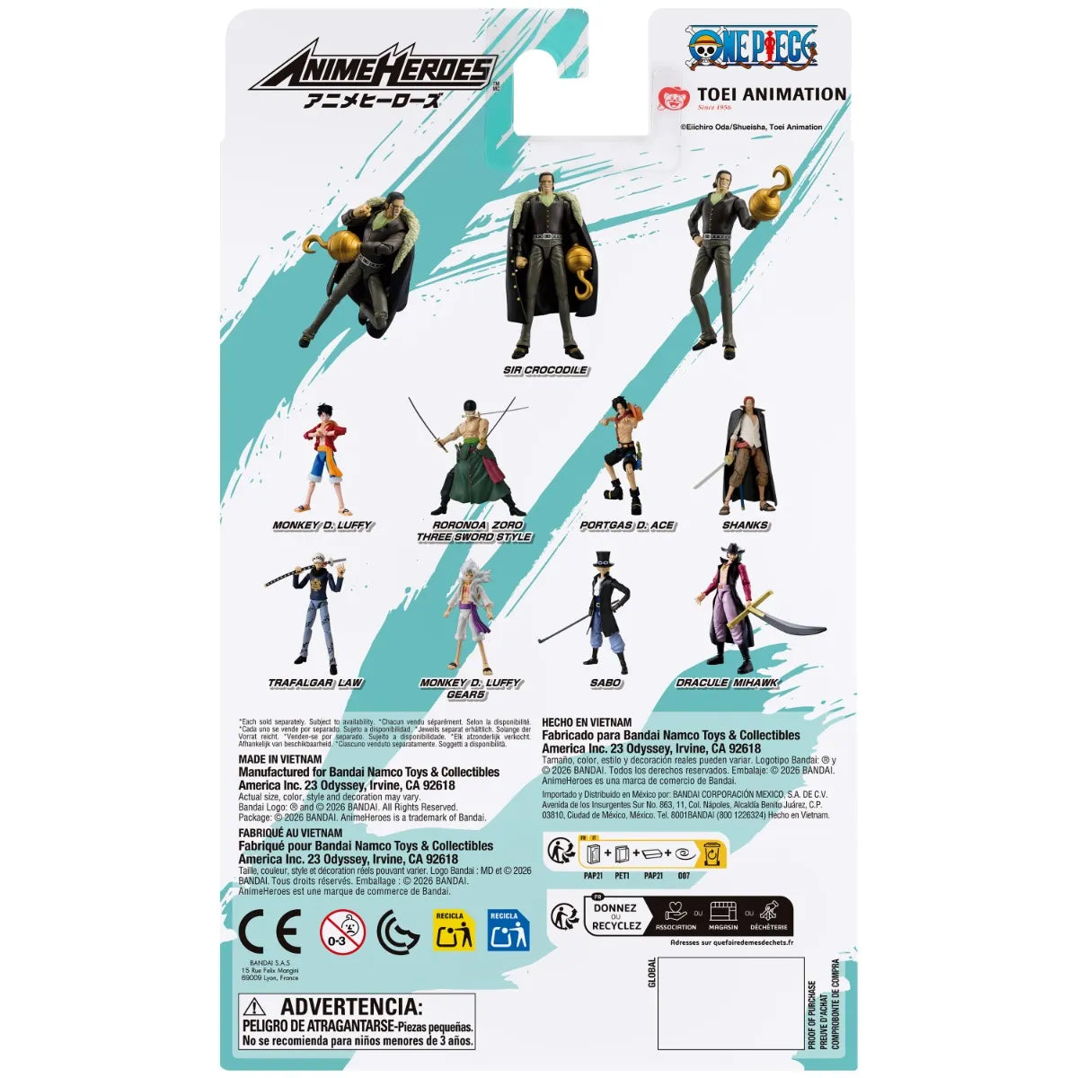 One Piece Anime Heroes Crocodile Figure [One Piece]