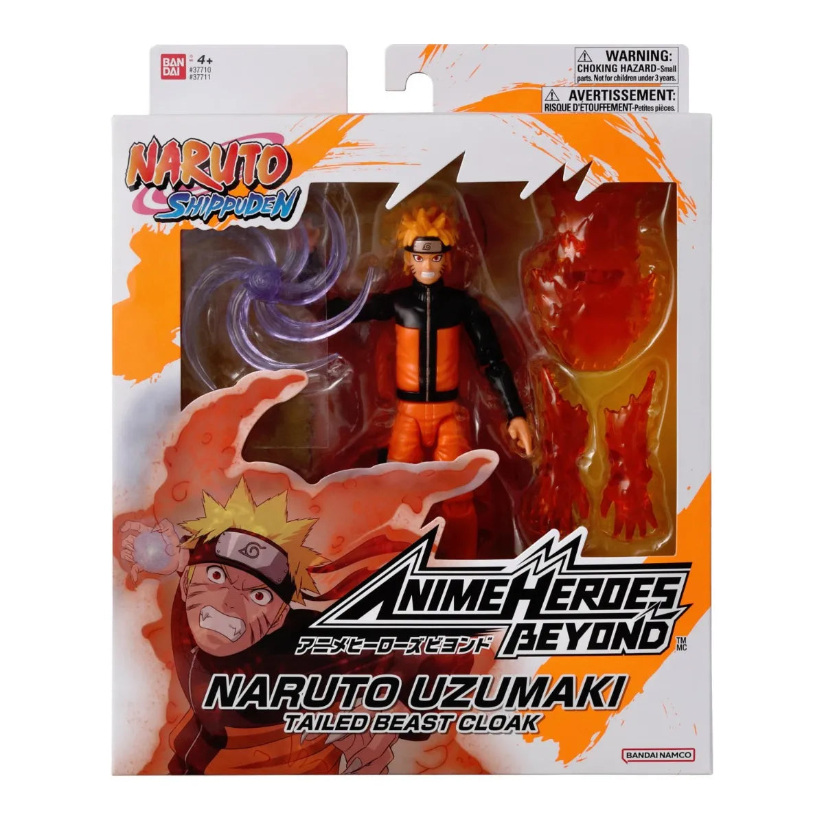 Naruto Anime Heroes Beyond Naruto Uzumaki Figure (Tailed Beast Cloak) [Naruto Shippuden]
