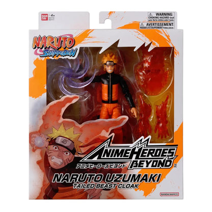 Naruto Anime Heroes Beyond Naruto Uzumaki Figure (Tailed Beast Cloak) [Naruto Shippuden]