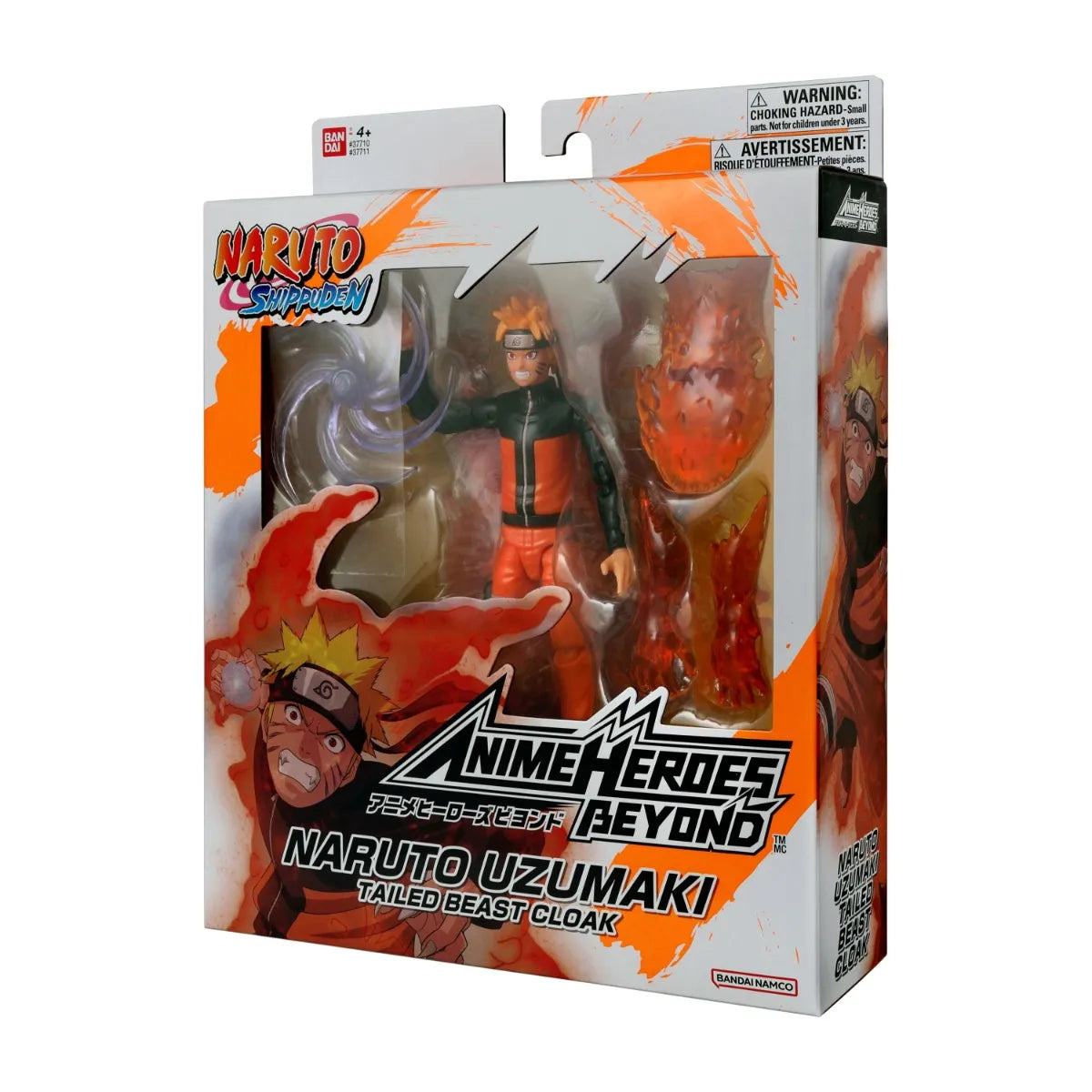 Naruto Anime Heroes Beyond Naruto Uzumaki Figure (Tailed Beast Cloak) [Naruto Shippuden]