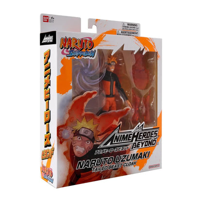 Naruto Anime Heroes Beyond Naruto Uzumaki Figure (Tailed Beast Cloak) [Naruto Shippuden]