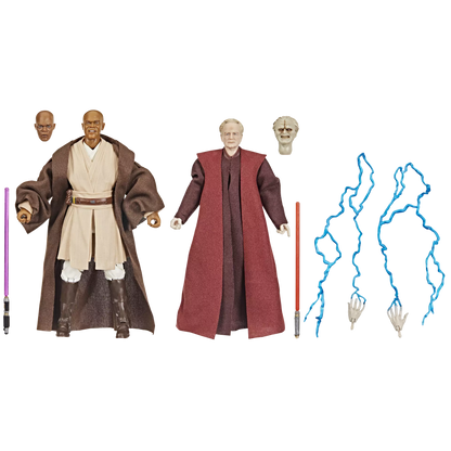 Star Wars The Black Series Mace Windu & Darth Sidious [RotS]