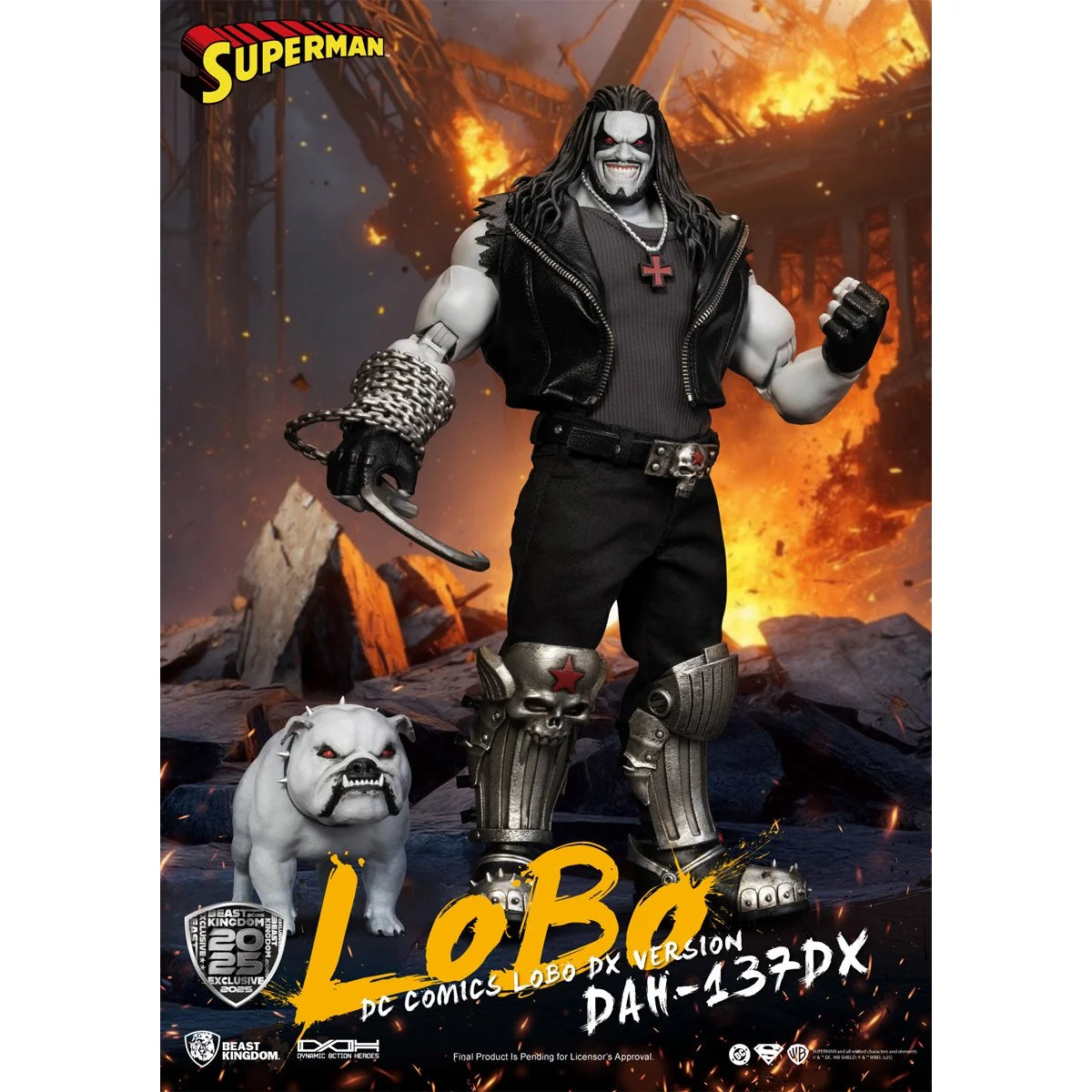 DC Dynamic 8ction Heroes Lobo DAH-137DX Deluxe Figure (SDCC 2025 Previews Exclusive)