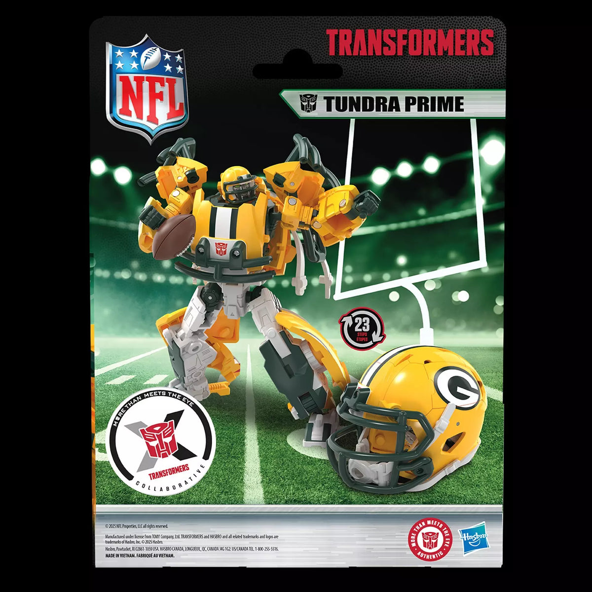 Transformers Collaborative NFL x Transformers Tundra Prime (Green Bay Packers)