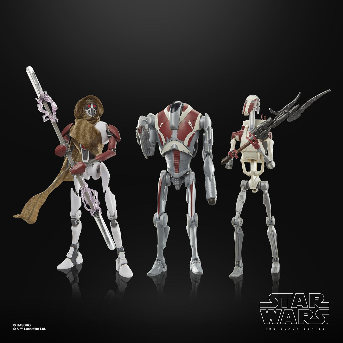 Star Wars The Black Series MagnaGuard, Super Battle Droid, and Battle Droid 3-Pack [Gaming]