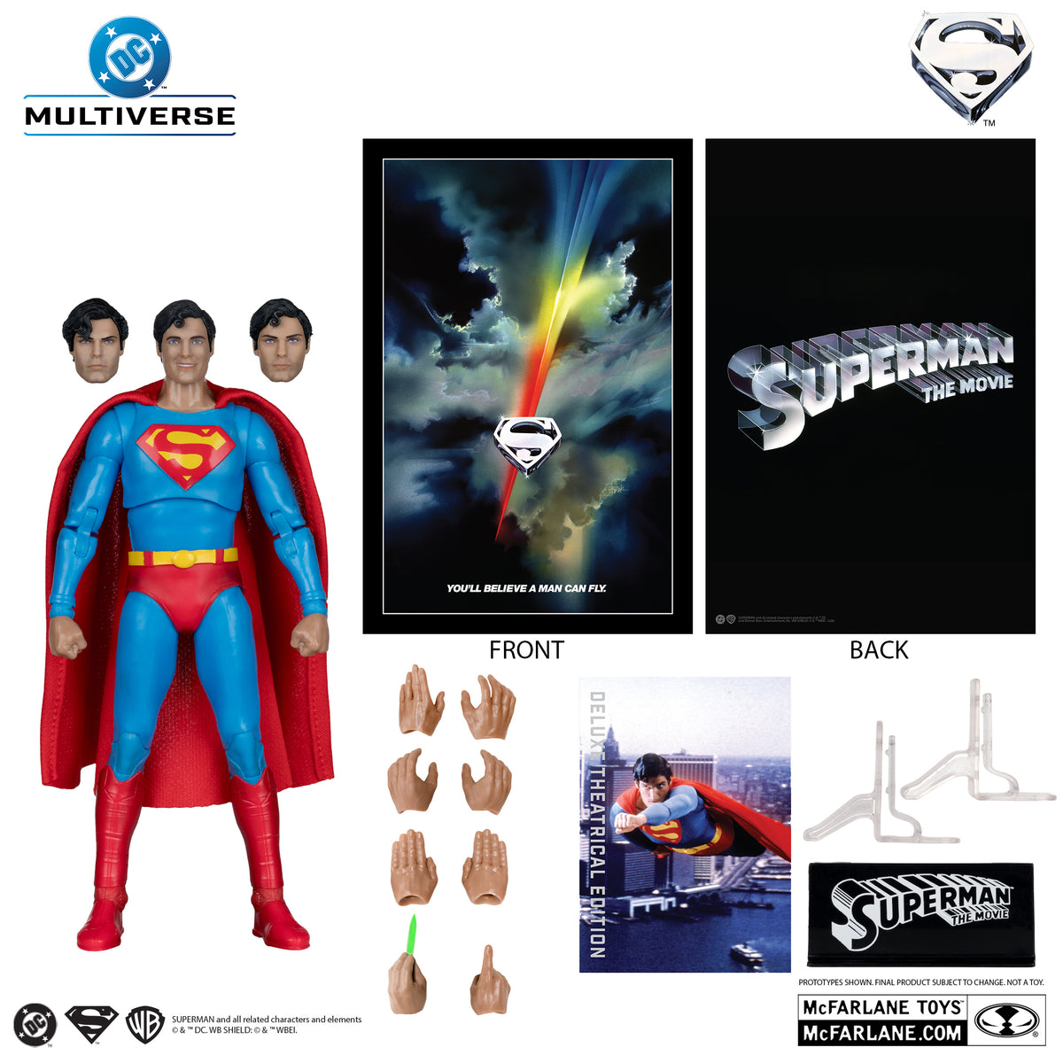 DC Multiverse Deluxe Theatrical Edition Superman [1978 Movie]