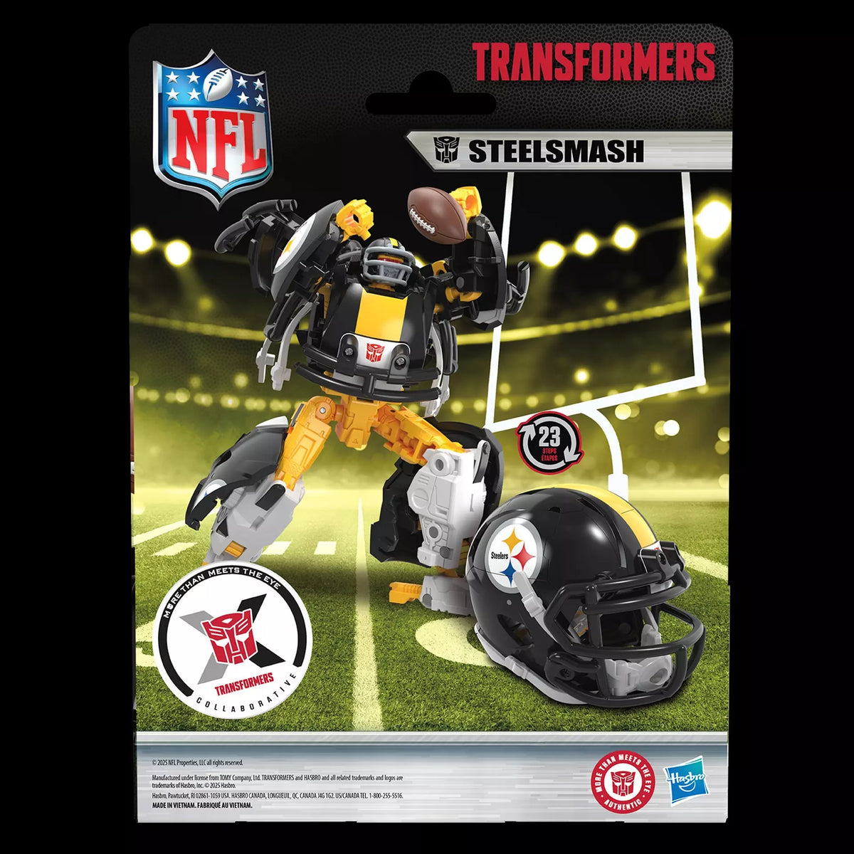 Transformers Collaborative NFL x Transformers Steelsmash (Pittsburgh Steelers)