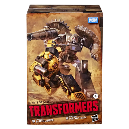 Transformers Timelines Comic Edition Megatron and Bumblebee [Hearts of Steel]