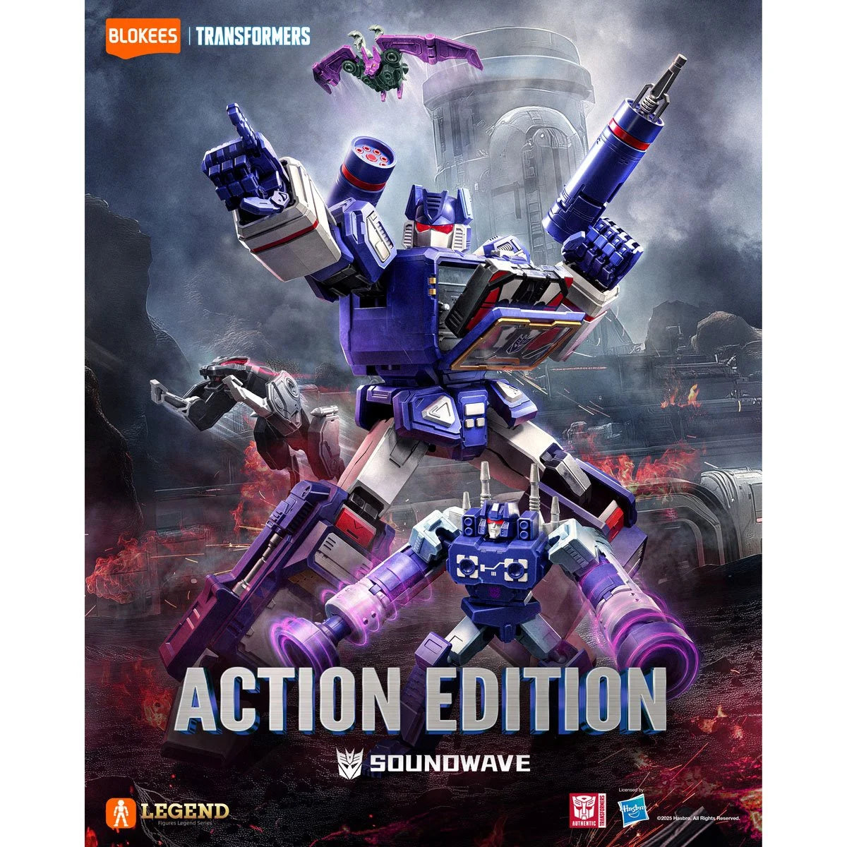 Transformers Blokees Action Edition 03 Soundwave (G1)