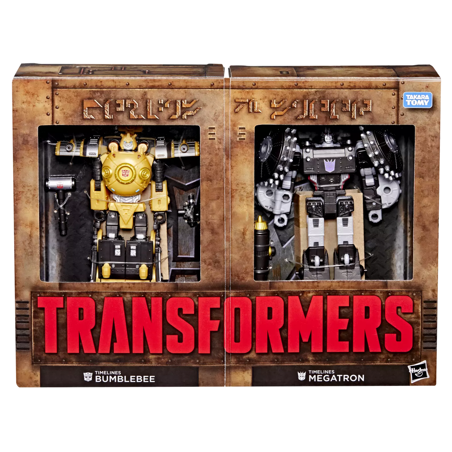 Transformers Timelines Comic Edition Megatron and Bumblebee [Hearts of Steel]