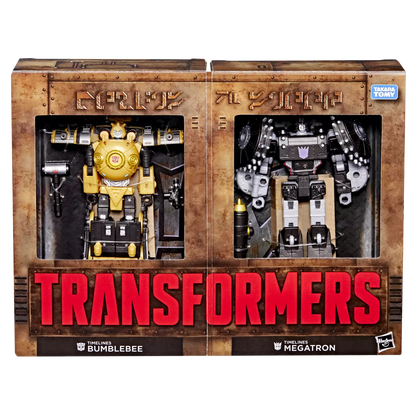 Transformers Timelines Comic Edition Megatron and Bumblebee [Hearts of Steel]
