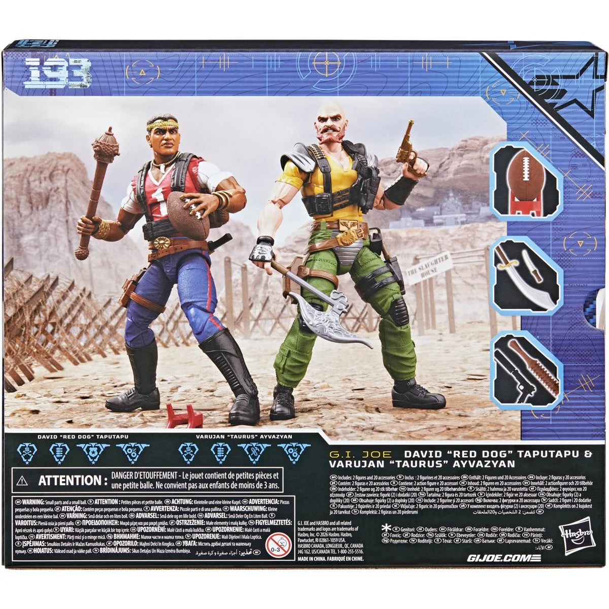 G.I. Joe Classified Series #193, David "Red Dog" Taputapu & Varujan "Taurus" Ayvazyan
