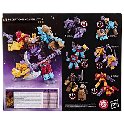 Transformers Age of the Primes Commander Class Decepticon Monstructor 6-Figure Combiner Set