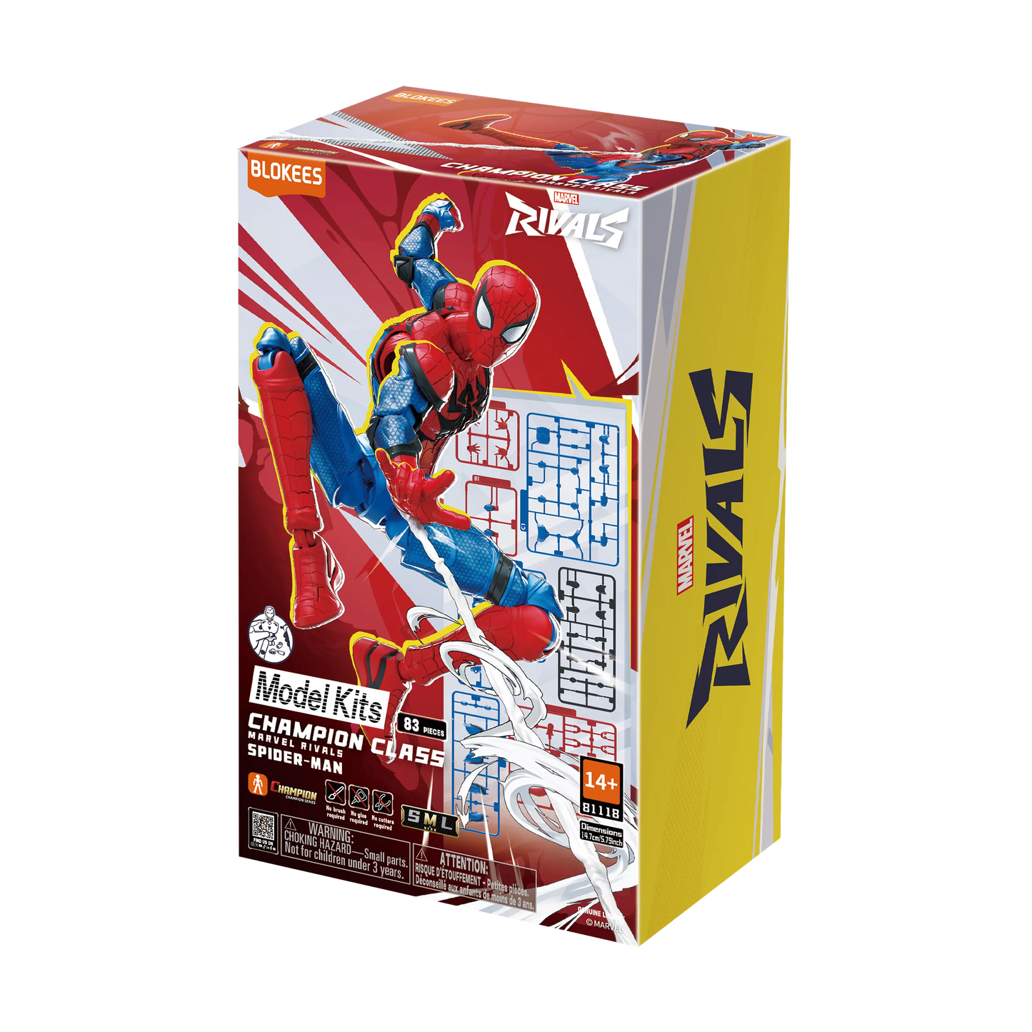 Marvel Blokees Champion Class 05 Spider-Man [Marvel Rivals]