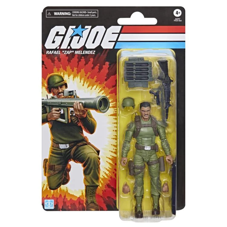 G.I. Joe Classified Series Rafael “Zap” Melendez (Retro Cardback)