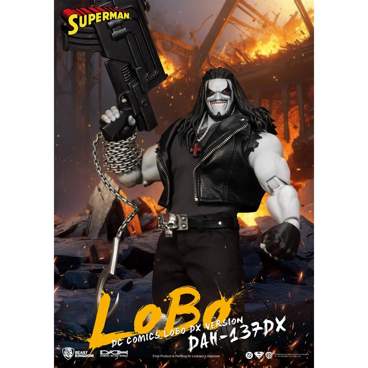 DC Dynamic 8ction Heroes Lobo DAH-137DX Deluxe Figure (SDCC 2025 Previews Exclusive)