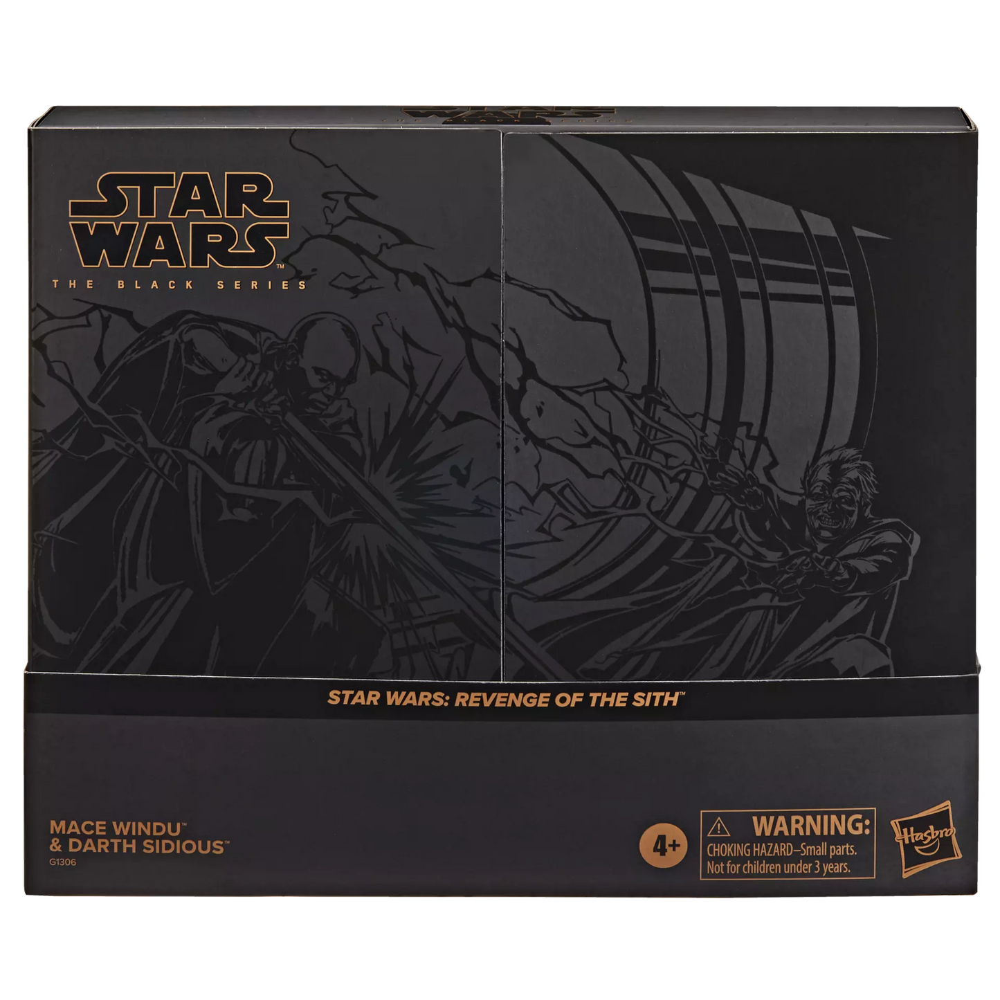 Star Wars The Black Series Mace Windu & Darth Sidious [RotS]