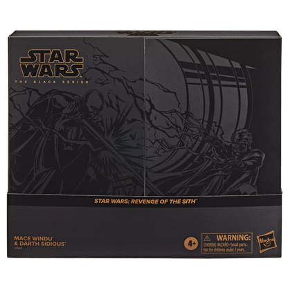Star Wars The Black Series Mace Windu & Darth Sidious [RotS]