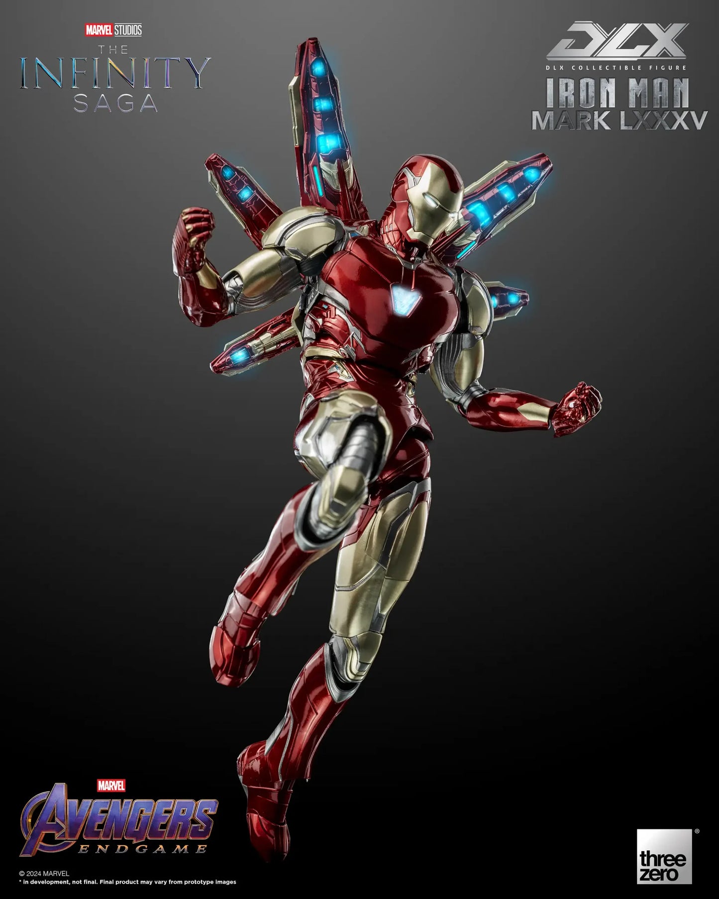 Marvel Studios Infinity Saga DLX Iron Man Mk. 85 1:12 Scale Figure