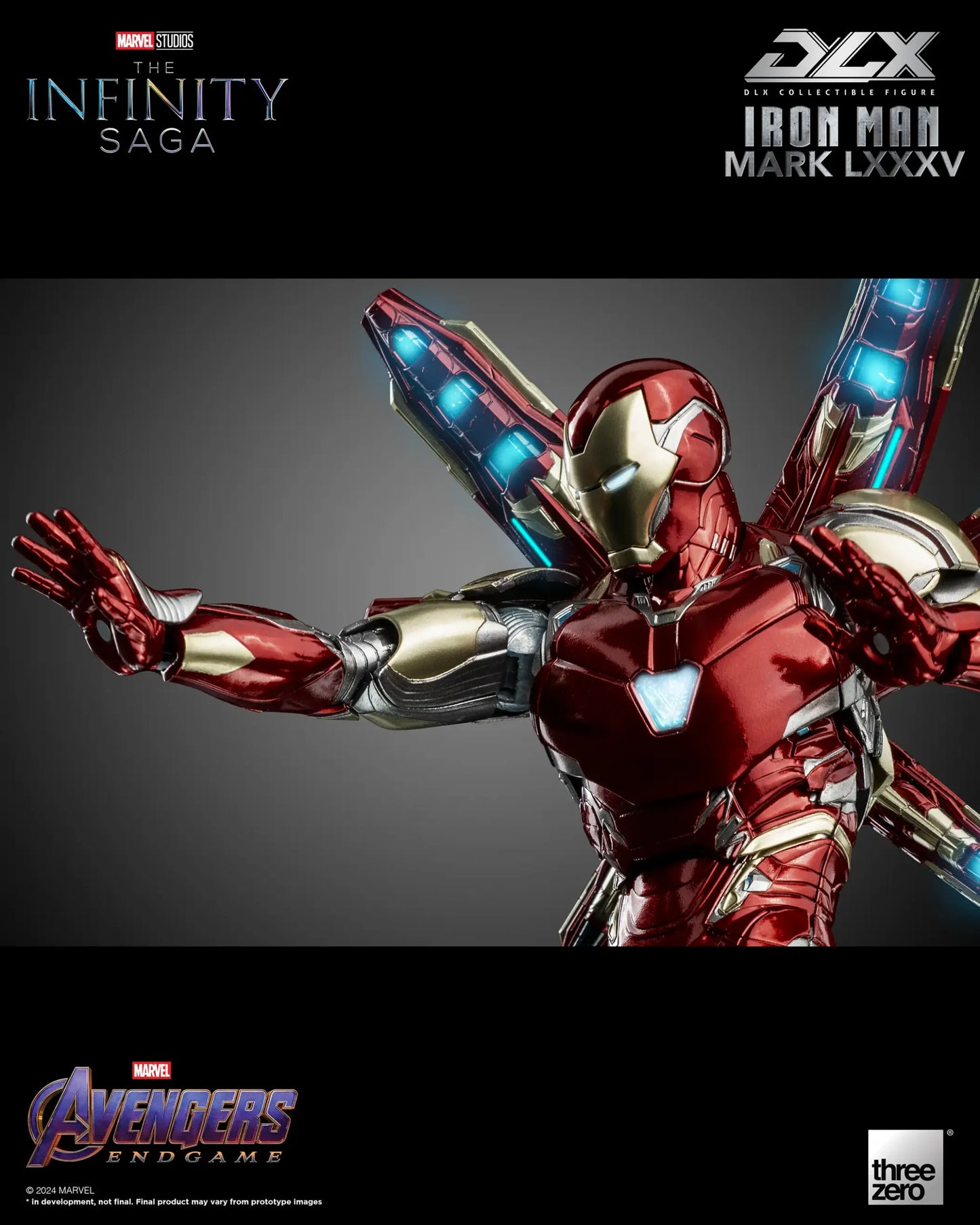 Marvel Studios Infinity Saga DLX Iron Man Mk. 85 1:12 Scale Figure