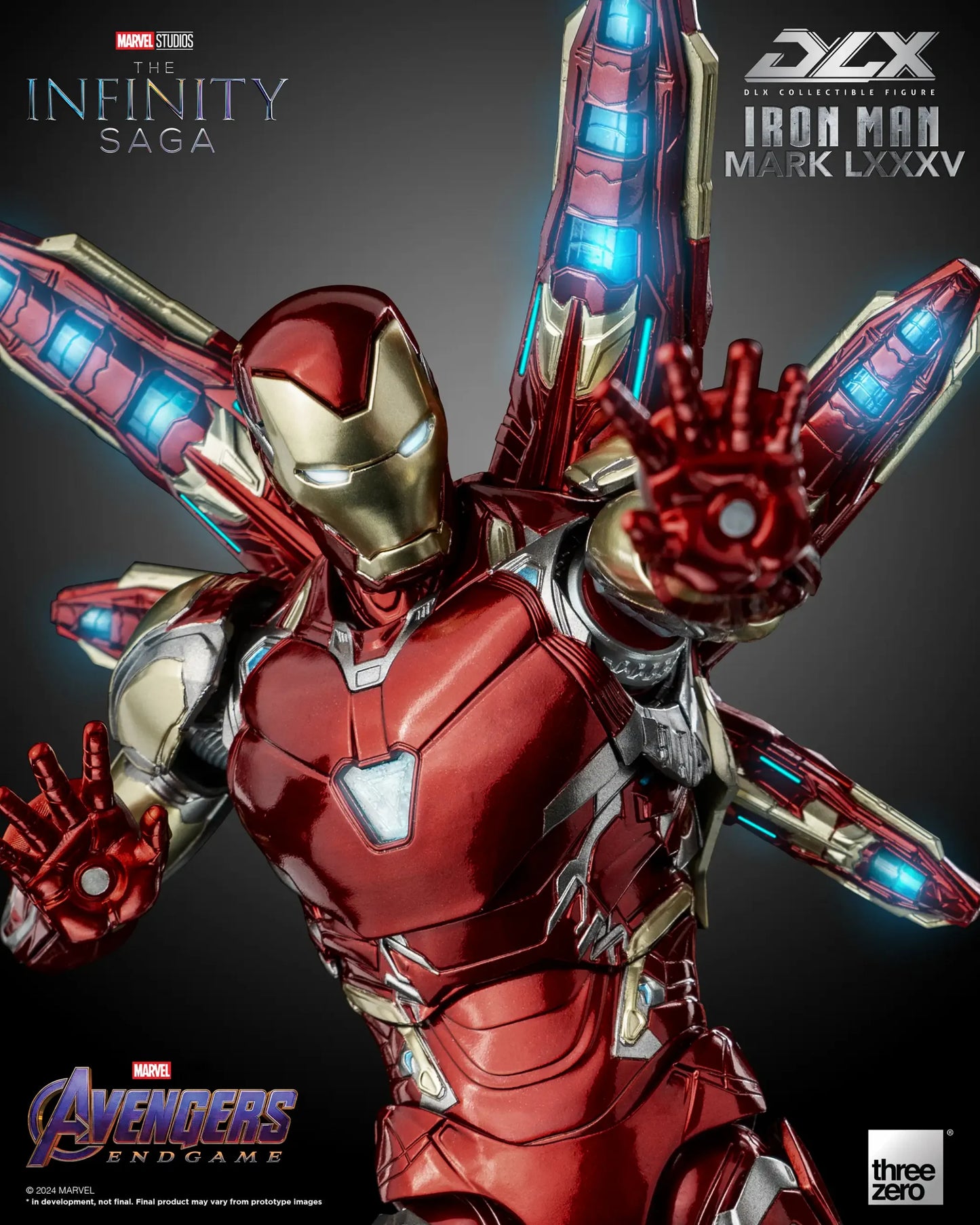 Marvel Studios Infinity Saga DLX Iron Man Mk. 85 1:12 Scale Figure