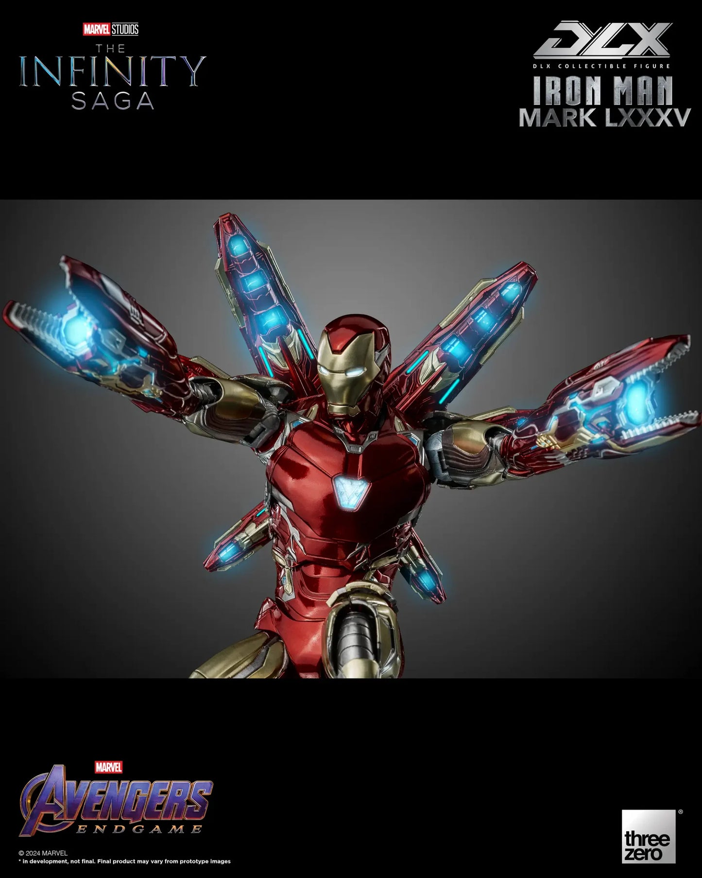 Marvel Studios Infinity Saga DLX Iron Man Mk. 85 1:12 Scale Figure