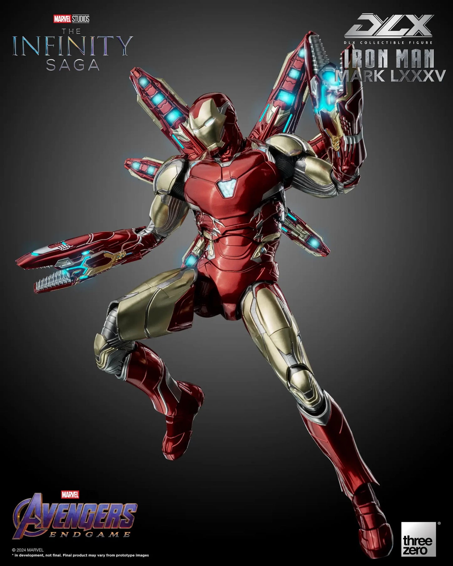 Marvel Studios Infinity Saga DLX Iron Man Mk. 85 1:12 Scale Figure