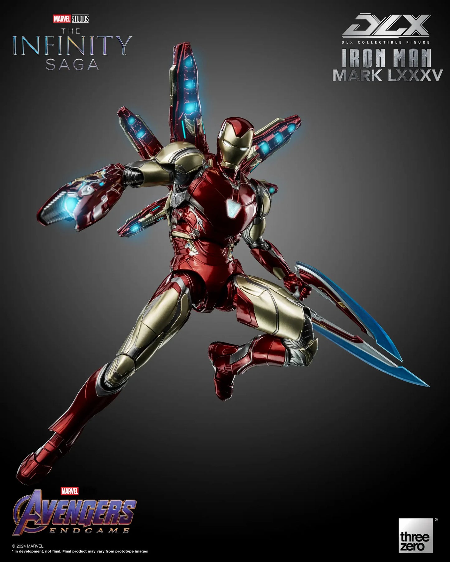 Marvel Studios Infinity Saga DLX Iron Man Mk. 85 1:12 Scale Figure