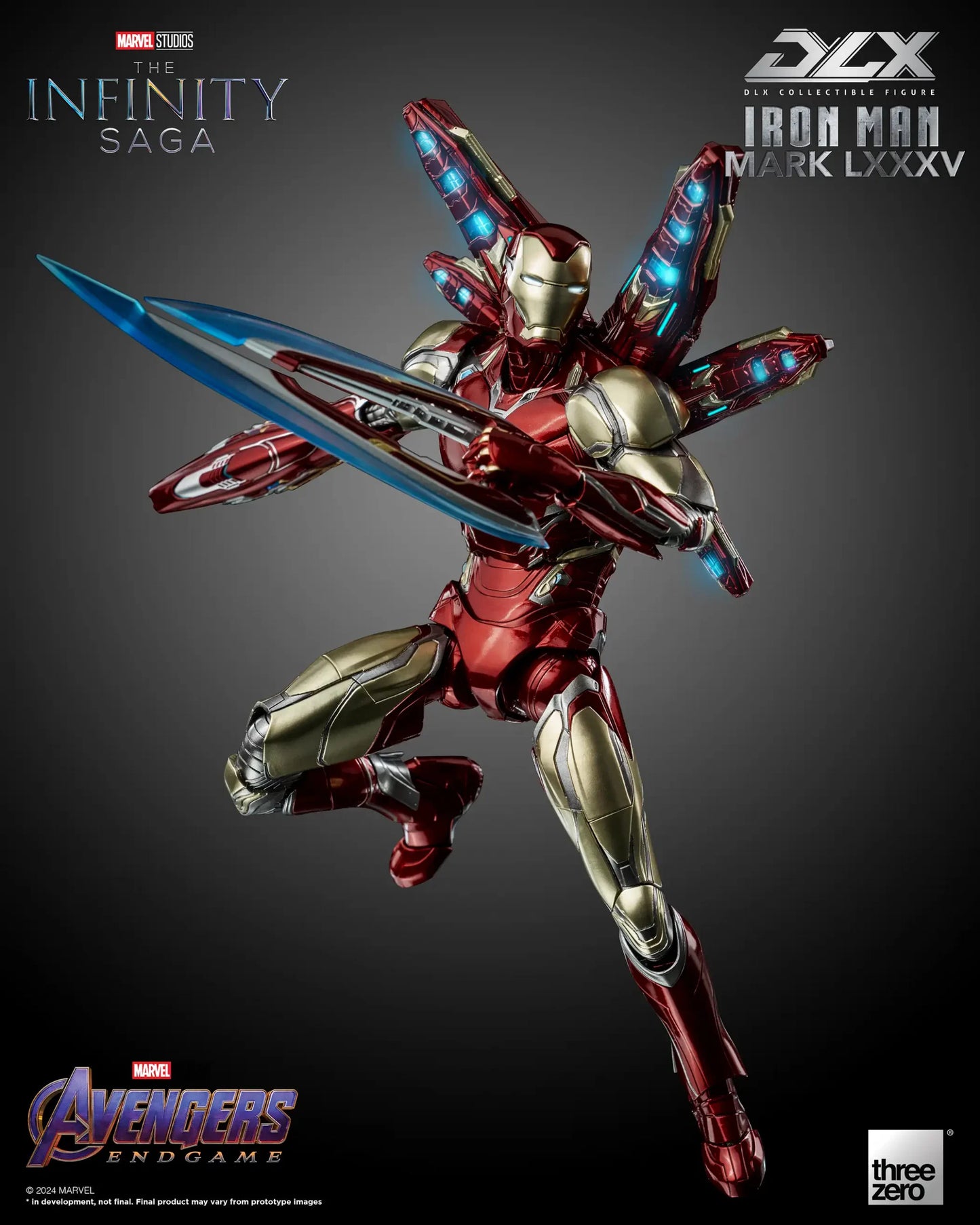 Marvel Studios Infinity Saga DLX Iron Man Mk. 85 1:12 Scale Figure