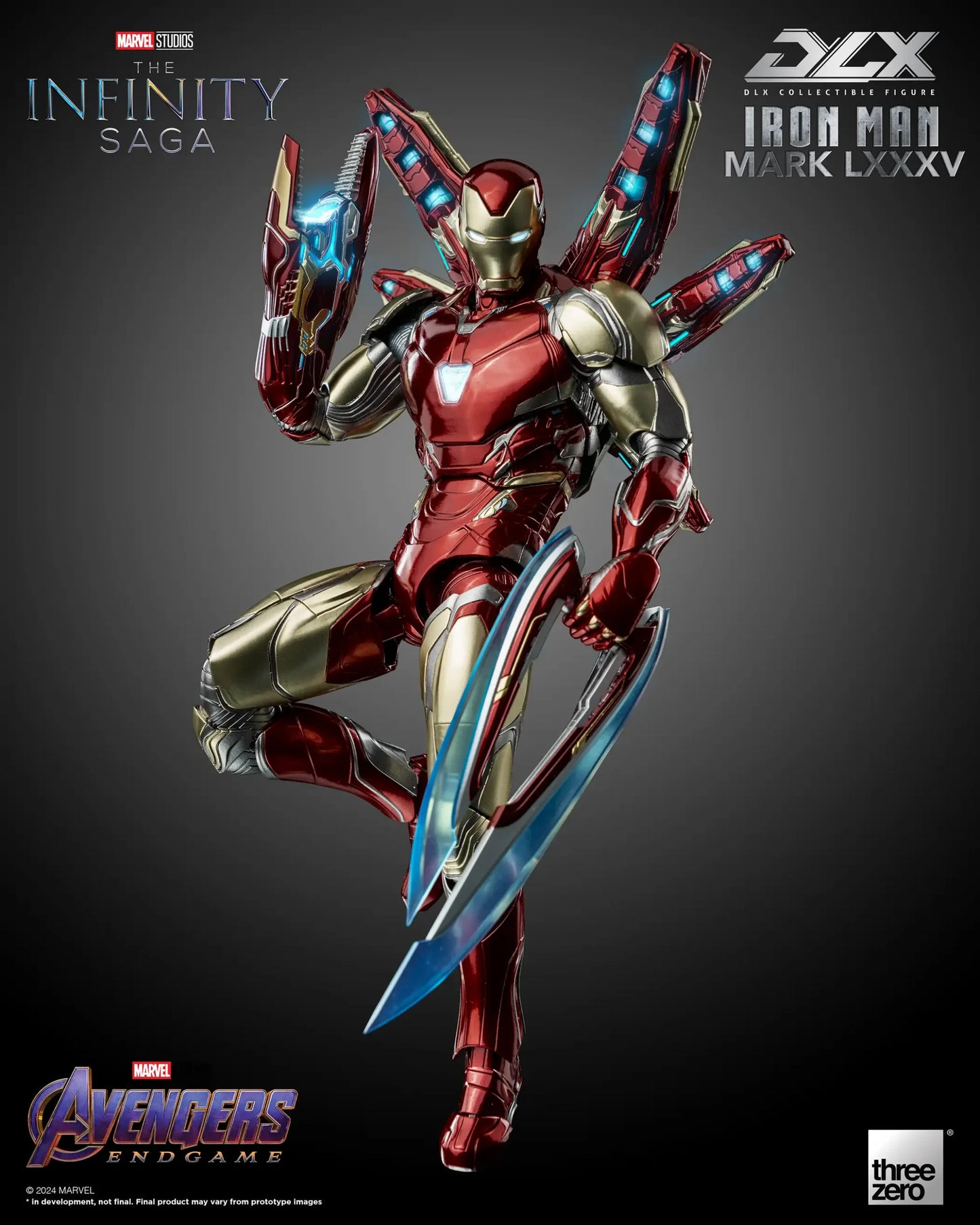 Marvel Studios Infinity Saga DLX Iron Man Mk. 85 1:12 Scale Figure