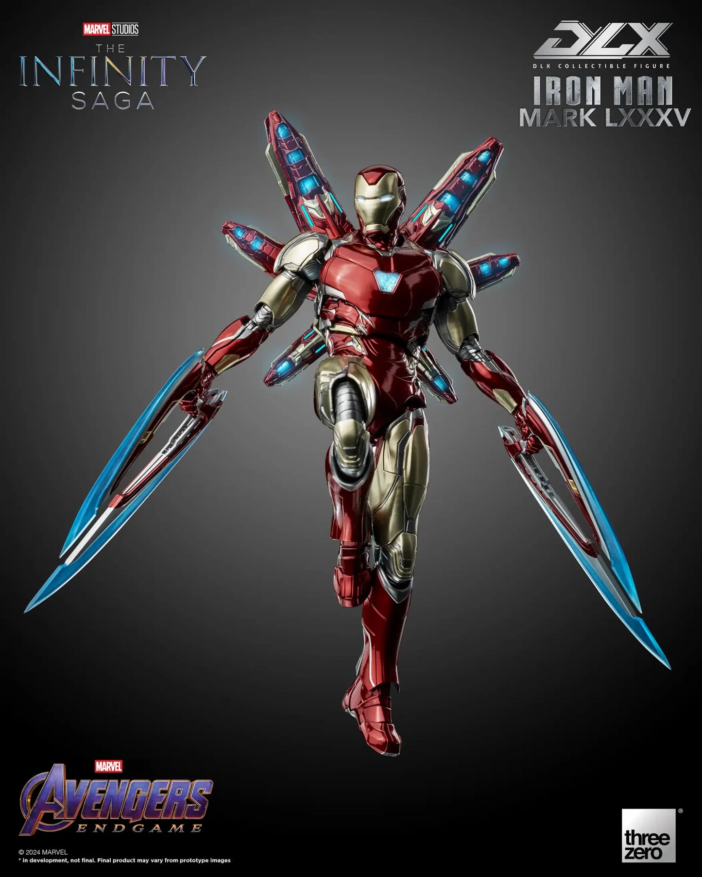 Marvel Studios Infinity Saga DLX Iron Man Mk. 85 1:12 Scale Figure