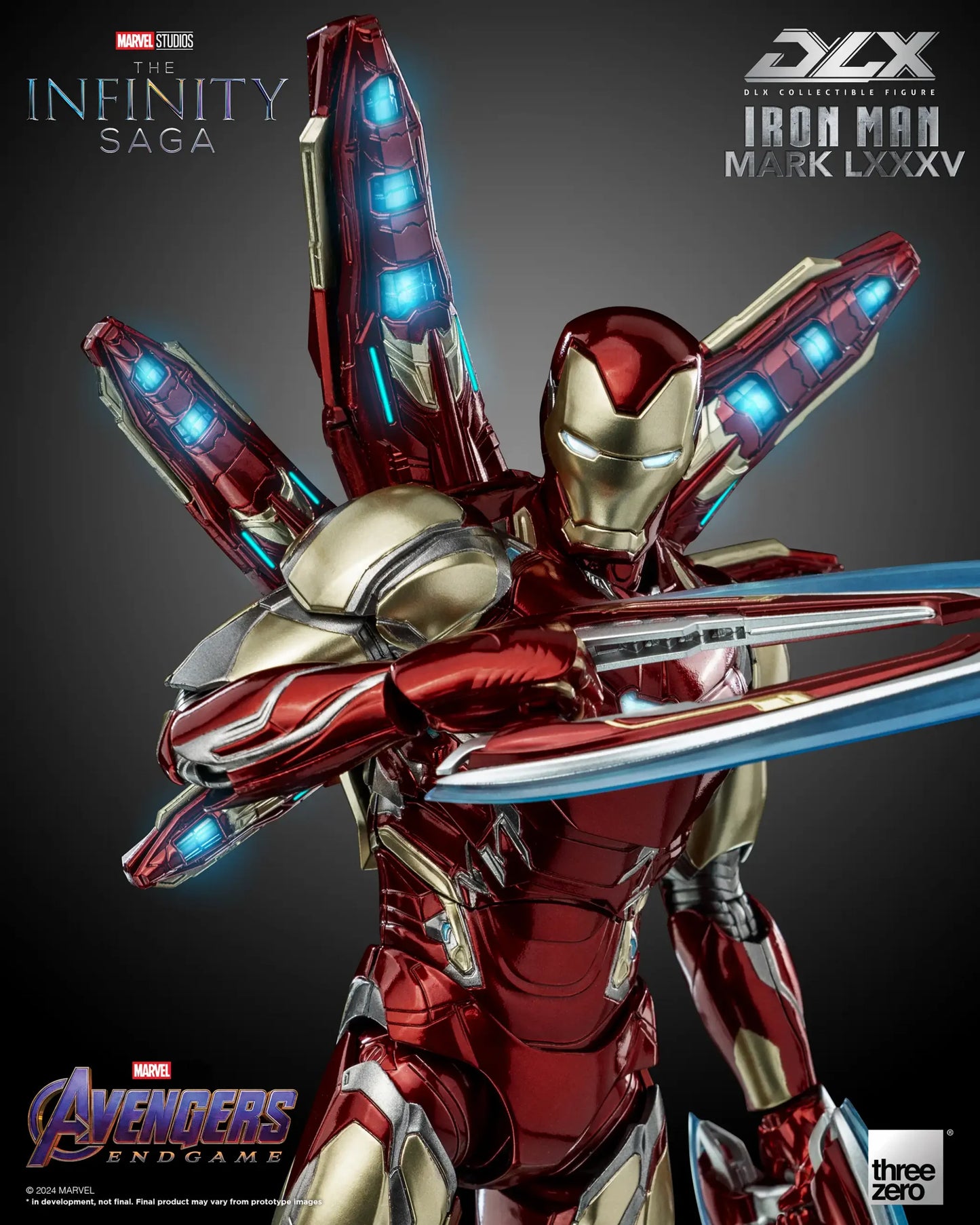 Marvel Studios Infinity Saga DLX Iron Man Mk. 85 1:12 Scale Figure