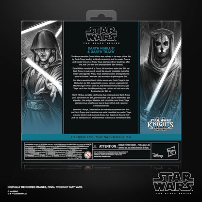 Star Wars The Black Series Darth Nihilus & Darth Traya [Gaming]