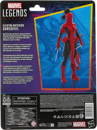 Marvel Legends Series Elektra Natchios Daredevil [Spider-Man Retro Cardback]