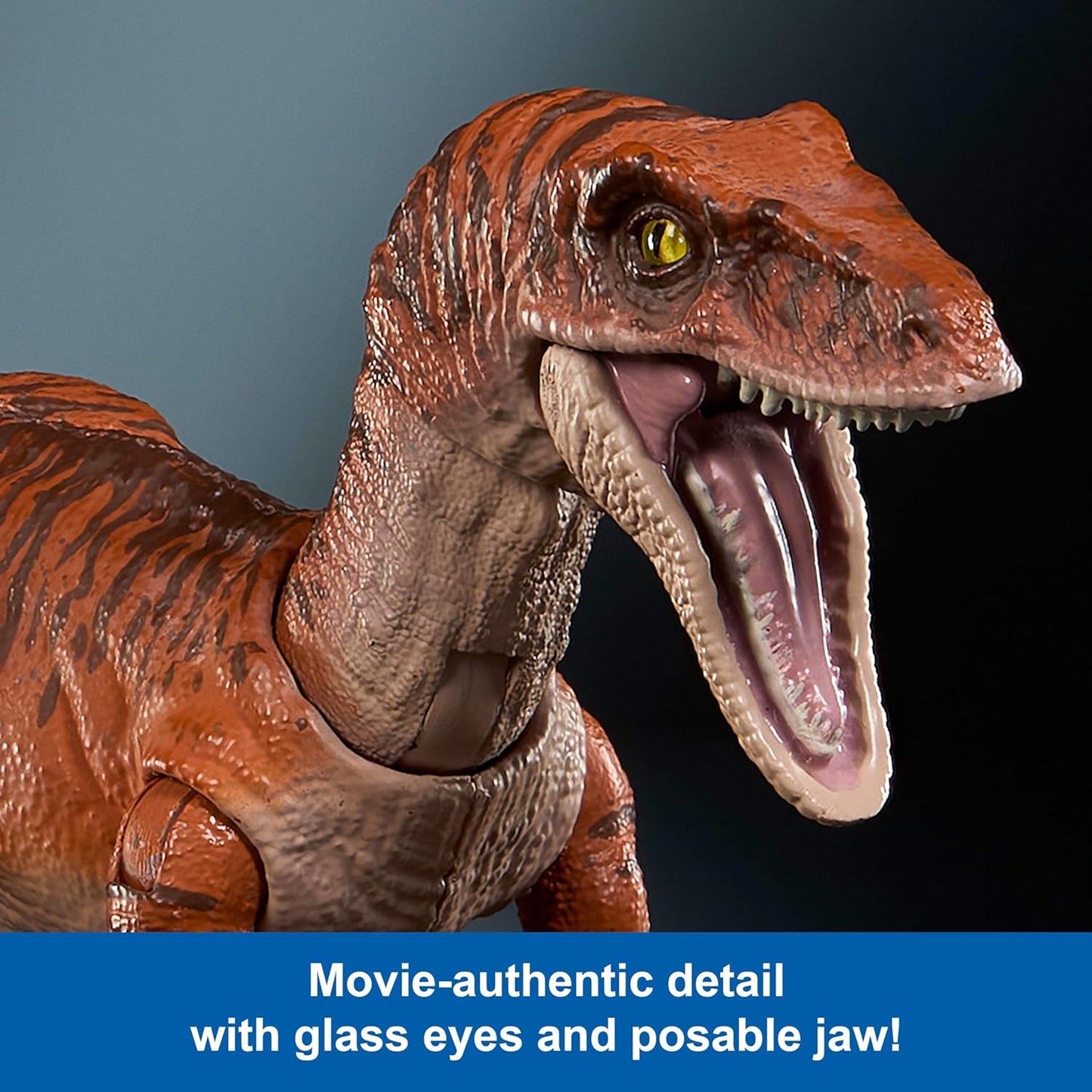 Jurassic Park Hammond Collection Velociraptor (Tiger) Dinosaur [The Lost World]