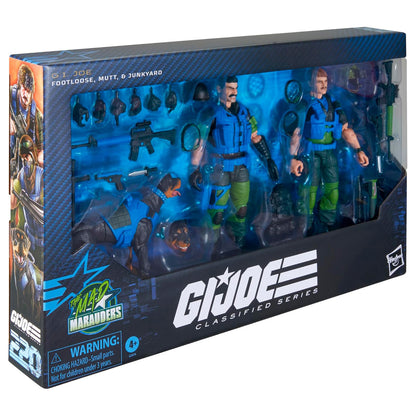G.I. Joe Classified Series #220, Mad Marauders Footloose, Mutt, & Junkyard