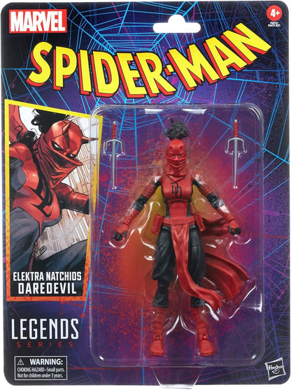 Marvel Legends Series Elektra Natchios Daredevil [Spider-Man Retro Cardback]