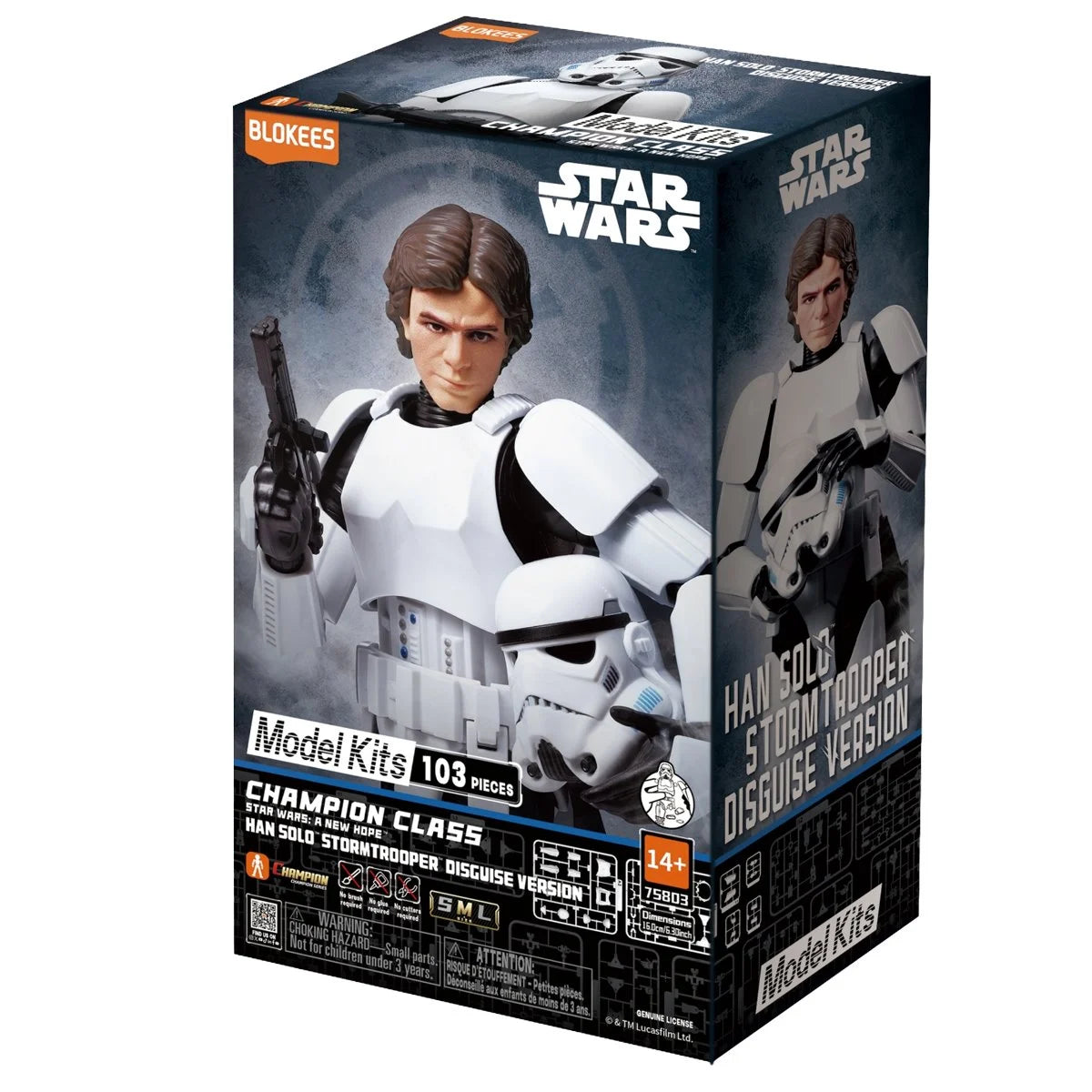 Star Wars Blokees Champion Class 03 Han Solo (Stormtrooper Disguise) [ANH]