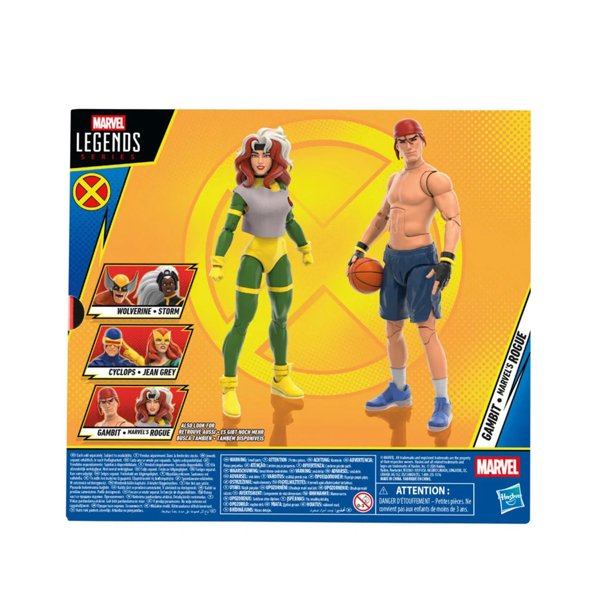 Marvel Legends Series Gambit and Marvel's Rogue [X-Men '97]