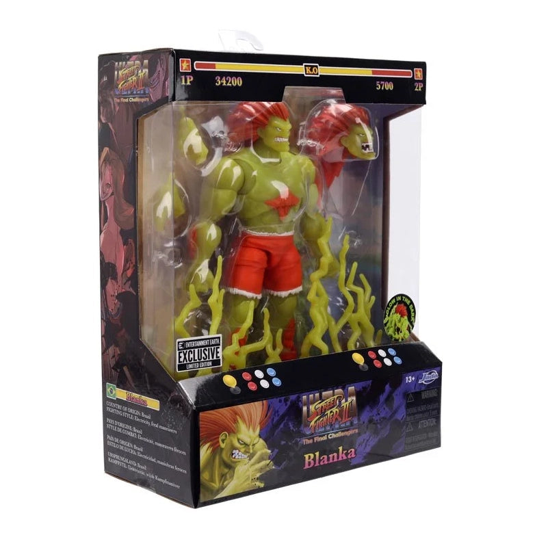 Street Fighter II The Final Champions Player 2 Blanka (Glow-in-the-Dark Entertainment Earth Exclusive)