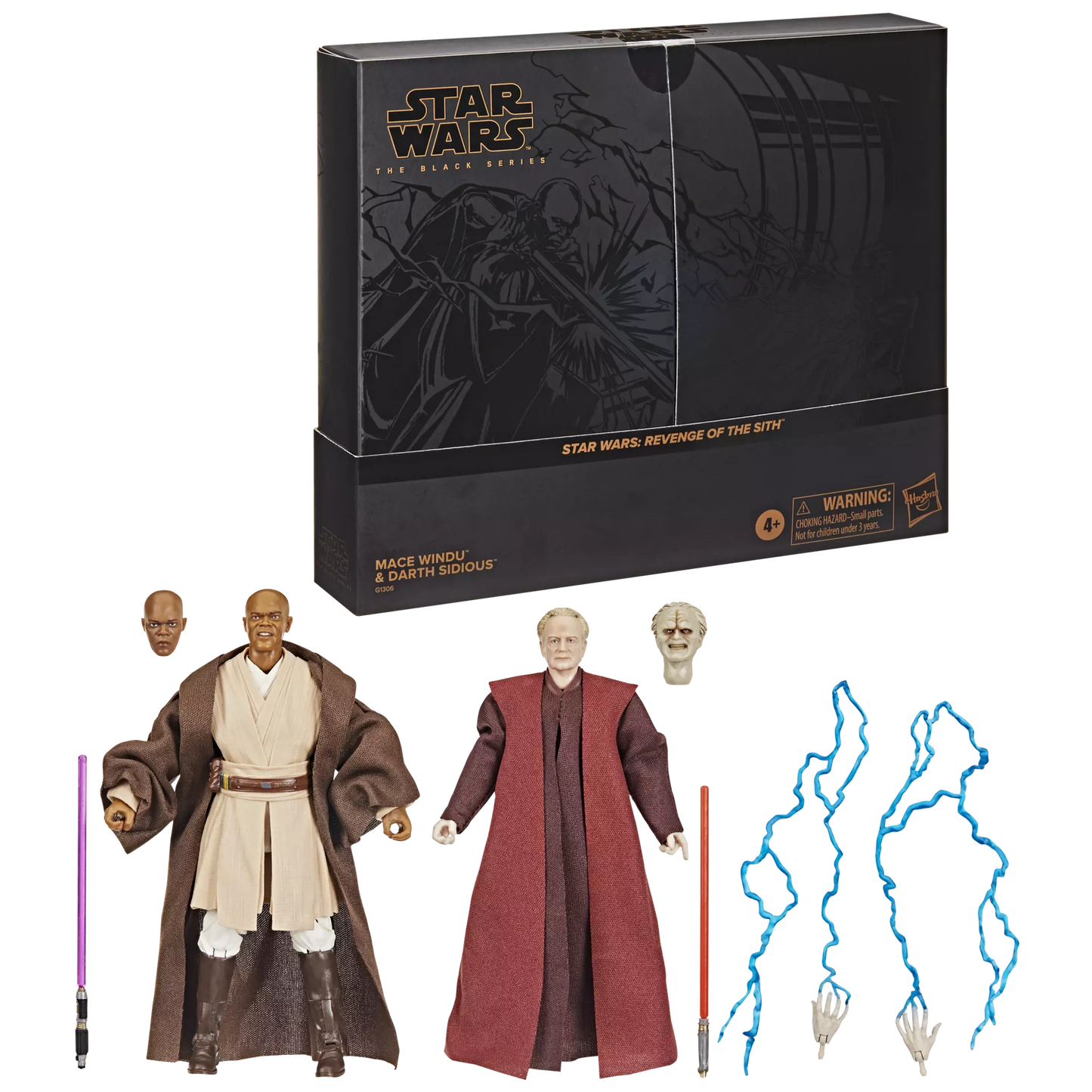 Star Wars The Black Series Mace Windu & Darth Sidious [RotS]