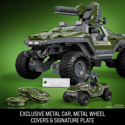 Halo Brick Shop Hot Wheels UNSC M12 Warthog Building Toy Kit