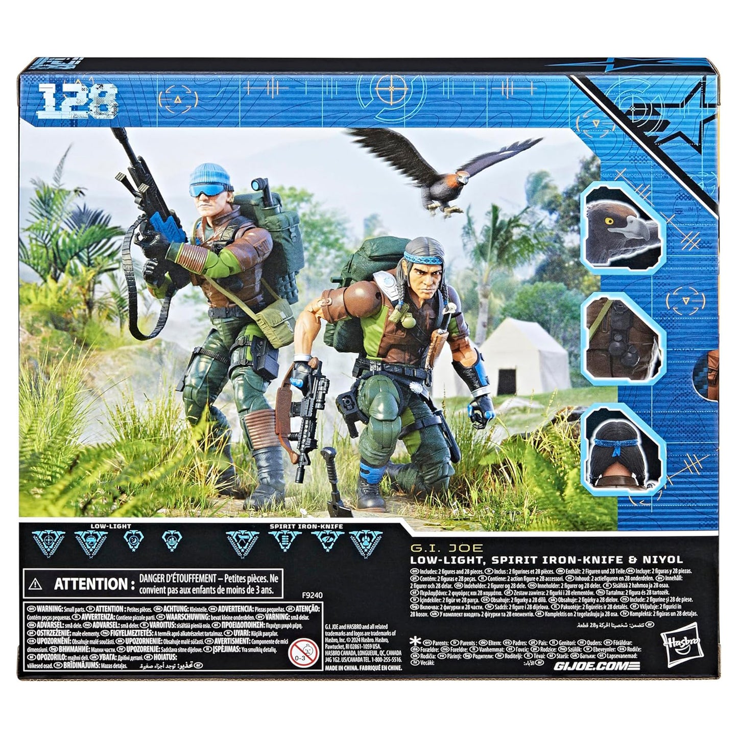 G.I. Joe Classified Series #128, Mad Marauders Low-Light, Spirit Iron-Knife & Niyol