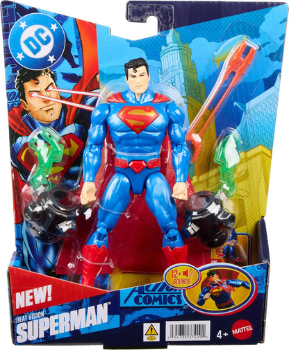DC Premiere Series Heat Vision Superman w/ Light & Sound Effects