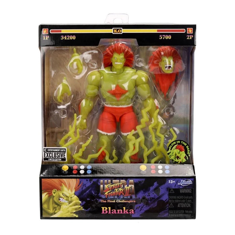 Street Fighter II The Final Champions Player 2 Blanka (Glow-in-the-Dark Entertainment Earth Exclusive)