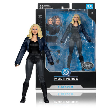DC Multiverse Black Canary Chase Platinum Edition [McFarlane Collector Edition #54]