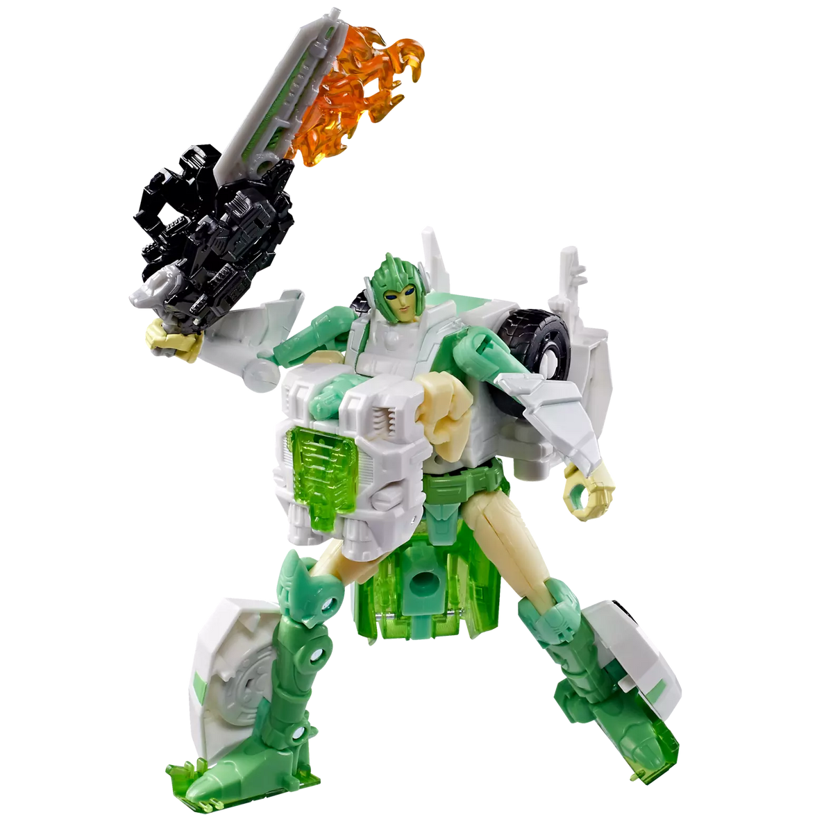 Transformers War for Cybertron: Siege Deluxe Class Autobot Greenlight with Dazzlestrike