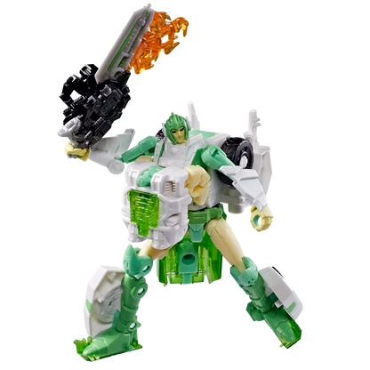 Transformers War for Cybertron: Siege Deluxe Class Autobot Greenlight with Dazzlestrike