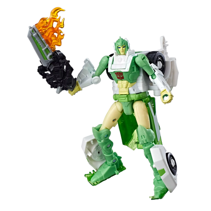 Transformers War for Cybertron: Siege Deluxe Class Autobot Greenlight with Dazzlestrike