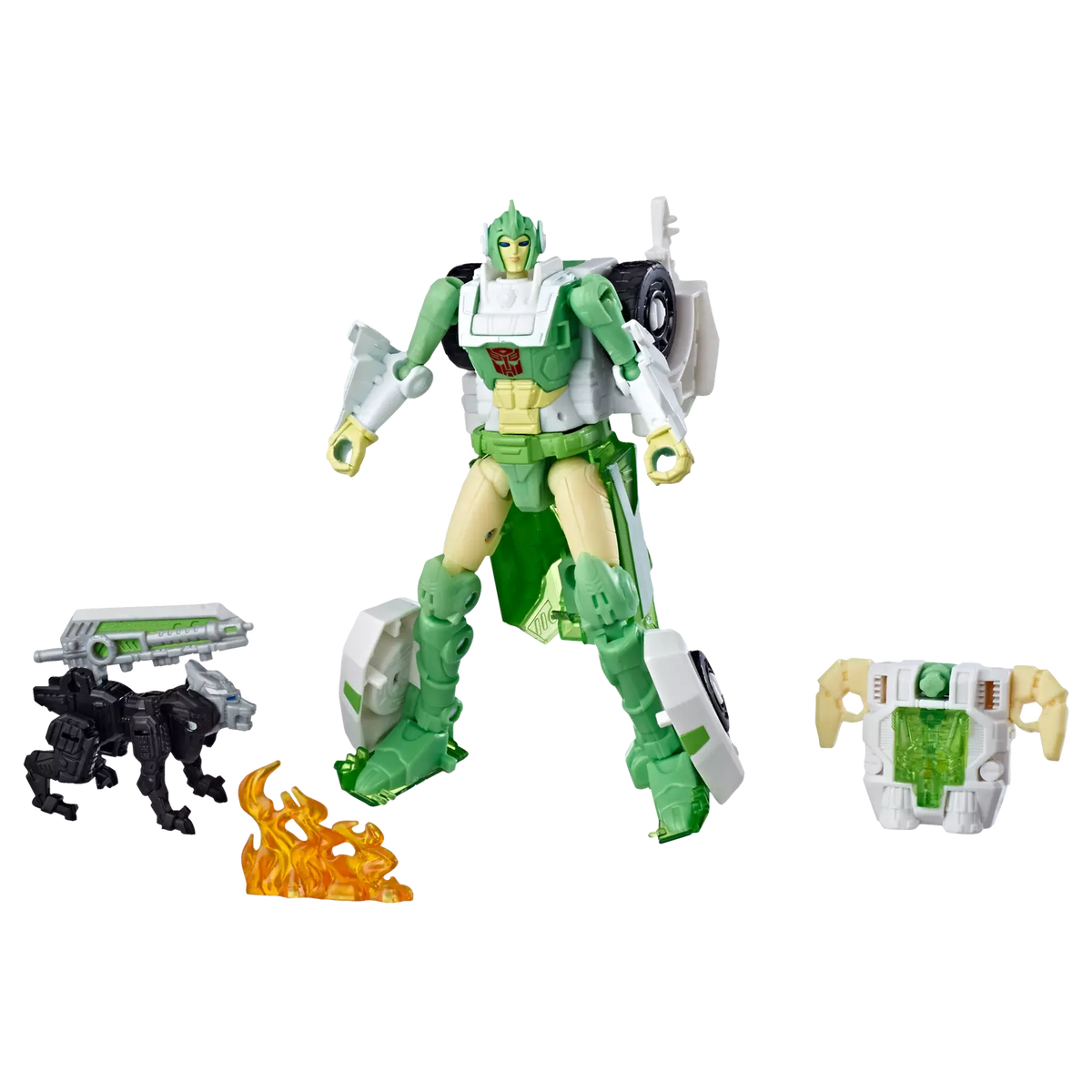 Transformers War for Cybertron: Siege Deluxe Class Autobot Greenlight with Dazzlestrike